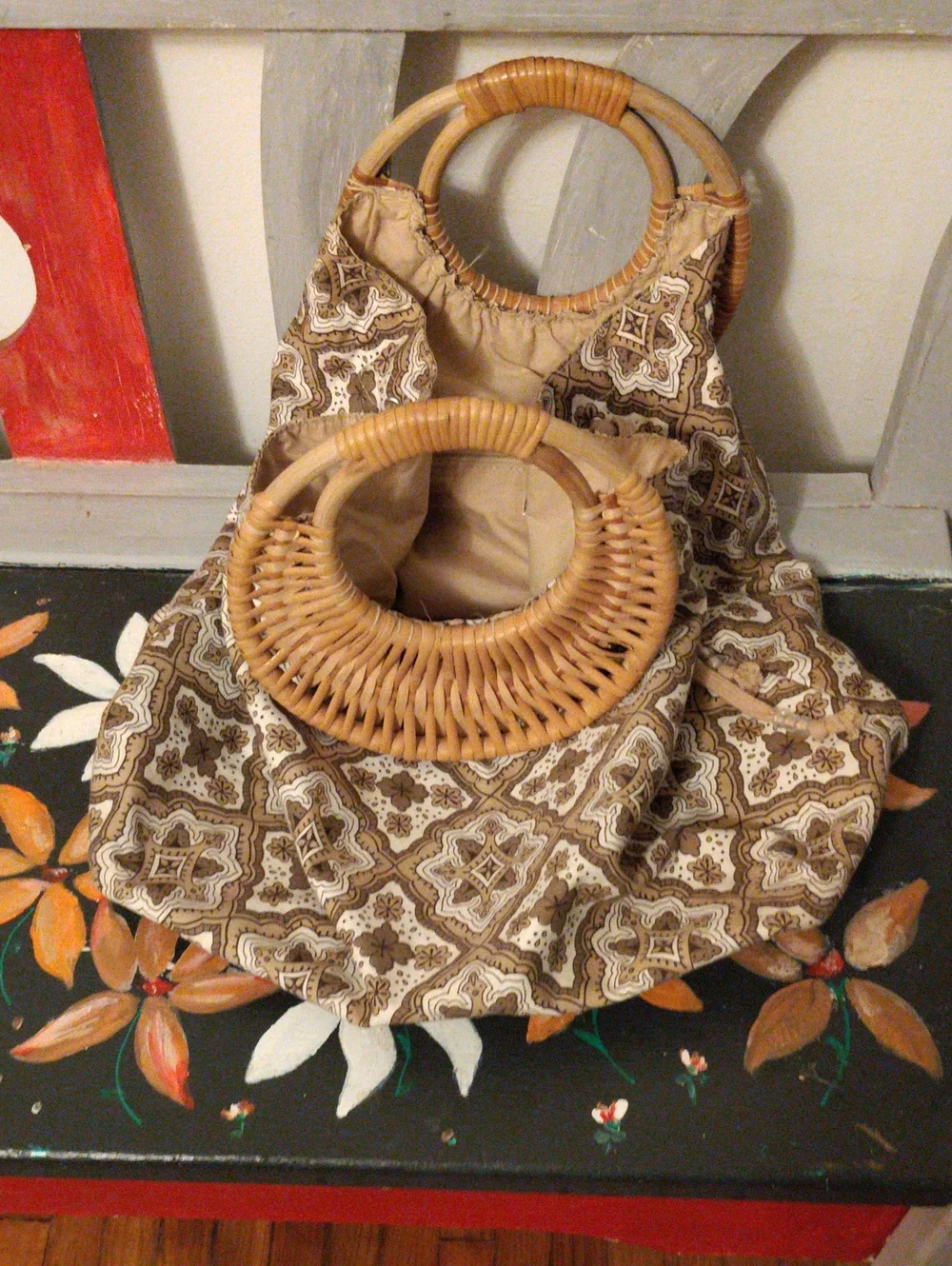 GAP Brown and Cream Patterned Girls' Casual Dress